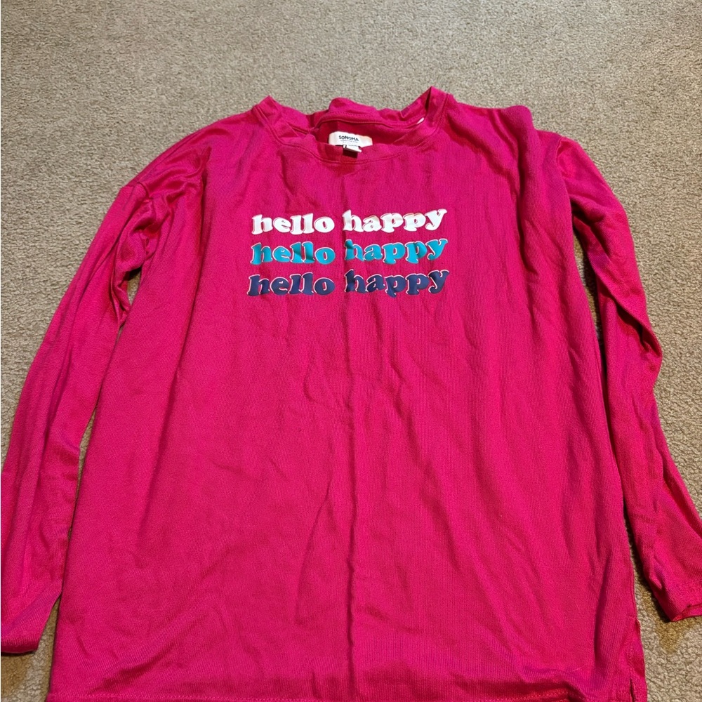 Sonoma Kids Fuchsia Long Sleeve Tee